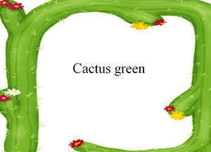 Cactus green