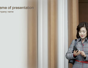 wanita panggilan Powerpoint Templates