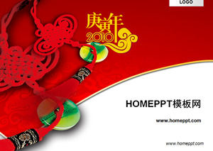 background simpul Cina Template Festival Musim Semi PPT Download