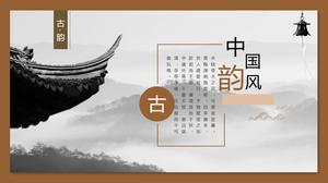 Chinese style classical architecture PPT template