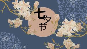 Chinese style Tanabata PPT template