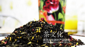 Culture du thé chinois de thé au jasmin Modèles PowerPoint