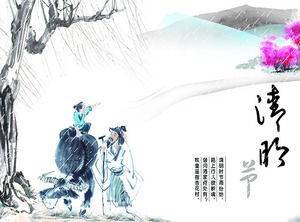 "Ching Ming" festival tema slideshow Template