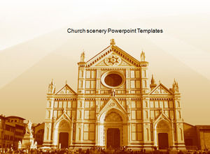 Gereja Template pemandangan Powerpoint