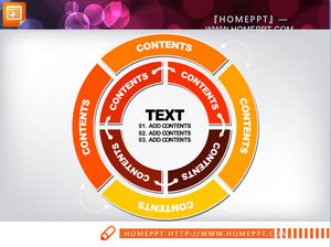 Circulação do anel de material de PPT baixar