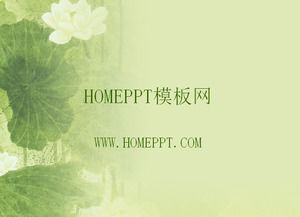 fundo lotus clássica eólica chinesa de download modelo de PPT
