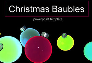 Colored glass bulb Powerpoint Templates