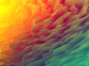 imagem de fundo PPT poligonal colorido