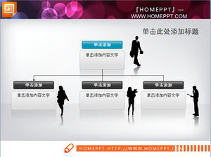 แผนผังองค์กร บริษัท วัสดุแผนภูมิ PPT