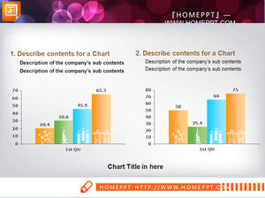 Contrast with chart histogram slide material download