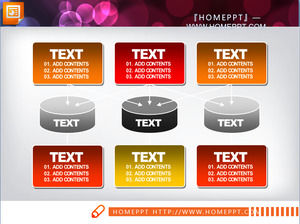 Cross the structure of the slide chart material