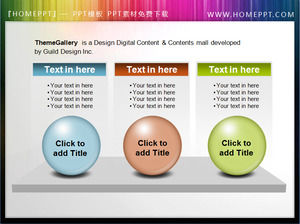 Crystal PPT text box material