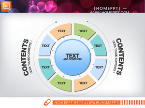 Crystal style diffuse relationship slide diagram download