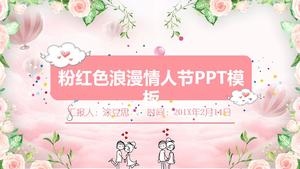 Cute Pink Valentine's Day PPT Template