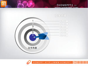 Darts hit the bull's-eye PPT material download