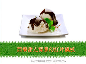 Dessert dessert background dining gourmet slideshow template download