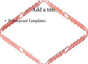 Diamond metal chain Powerpoint Templates
