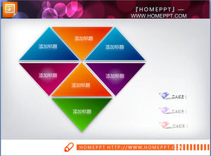Diamond structure PPT organization chart material