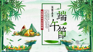 Dragon Boat Festivalul Culturii PPT Template