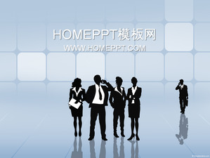 pessoas de negócios elegante silhueta PPT negócio de download template pessoas de negócios elegante silhueta PPT negócio de download template