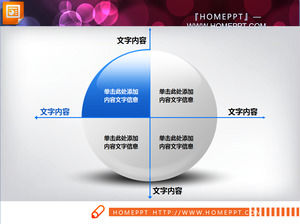 的PowerPoint中的图表模板精美组合