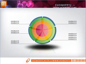 modelo gráfico PPT relação progressiva requintado