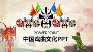 Facebook Peking Opera Opera Kultur PPT Vorlage