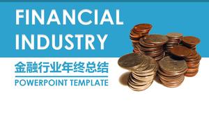 Plantilla de PPT de informe de resumen de trabajo de contabilidad financiera