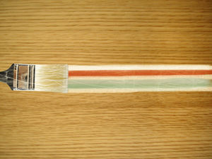Floor paint brush furniture PPT background picture