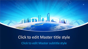 Template Free Business Mundial PowerPoint