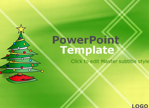 libre de la plantilla powerpoint navidad