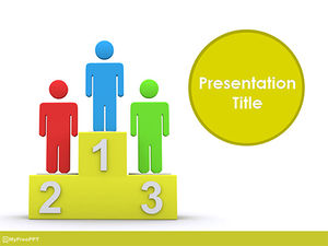 Plantilla de PowerPoint gratis ganadores