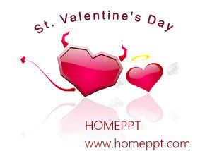 Fun cinta setan valentine bagian Template PPT