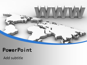 Global network PPT template
