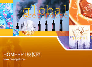 全球变暖的温室效应PPT模板下载