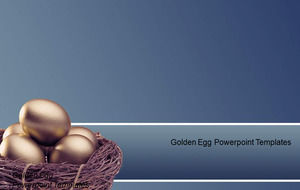 Plantillas Powerpoint huevos de oro