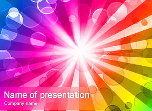 warna cantik background ppt template yang