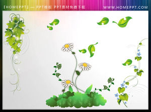 Grape vines background slideshow illustration material