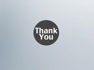 Gray background Thank You, PPT background template download