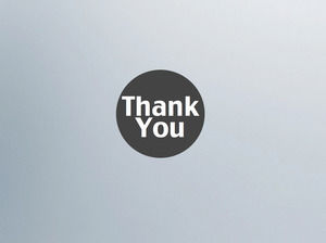 Sfondo grigio Thank You, PPT template background Scaricate