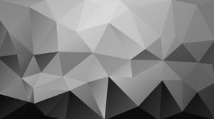 Gray fashion low polygon PPT background picture