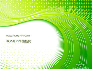 绿色时尚动感技术PPT模板下载