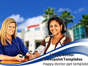 Plantillas Powerpoint feliz médico