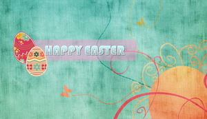 Happy Easter Easter szczęśliwy PPT Szablon Pobierz