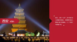 Tarihsel şehir Xi'an giriş profili PPT