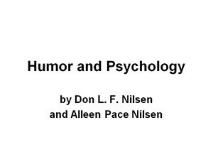 Humor And Psychology