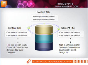 Illustration of pillar PPT material download
