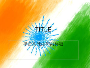 Indische Flagge für Powerpoint