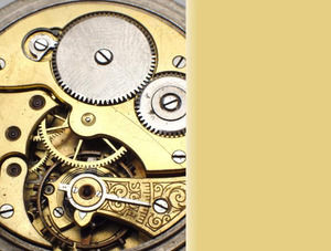 Mécanisme interne d'un modèle powerpoint Clock