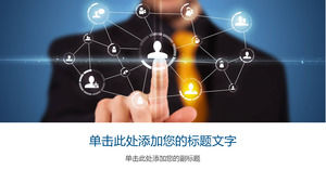 Tehnologia IT social media PPT cover image